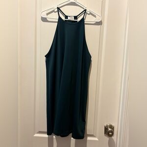 Zara Dark Teal Backless Dress
